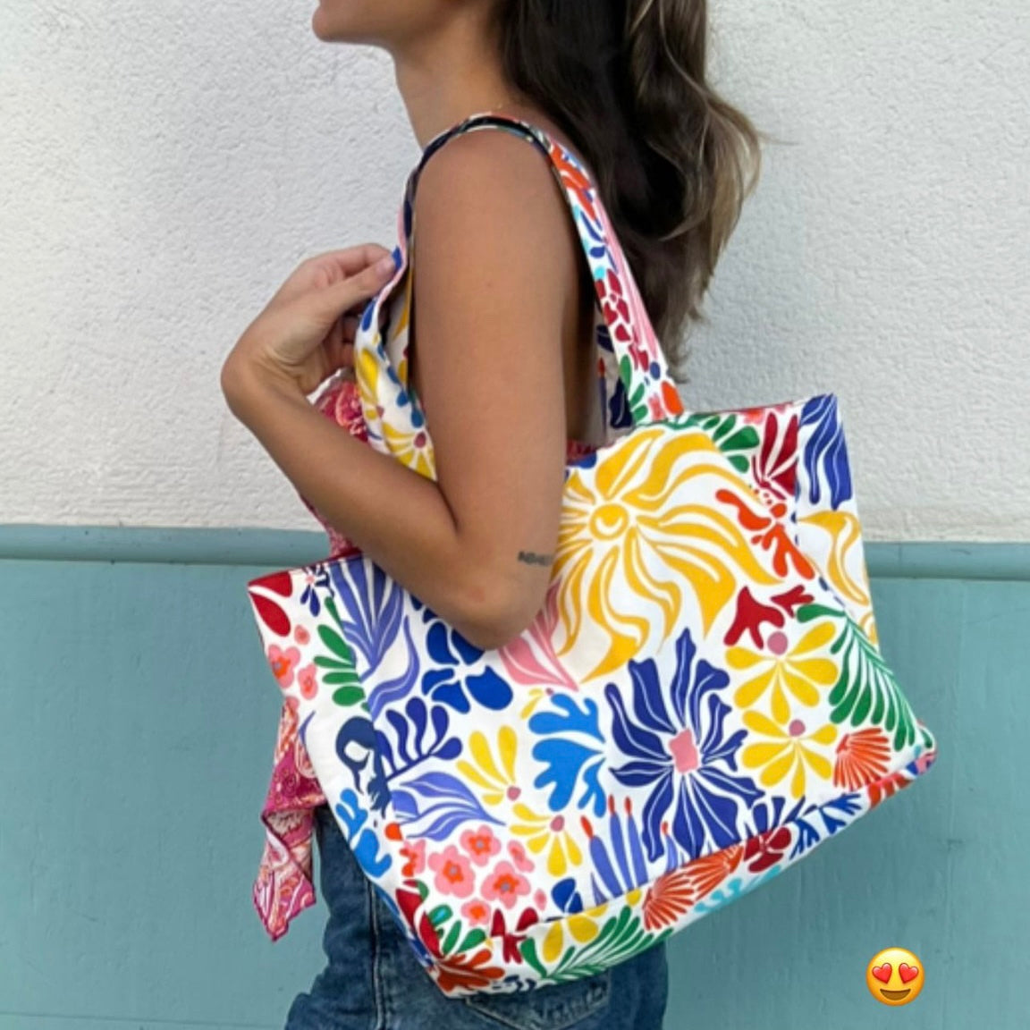 Bolso Tote Coral